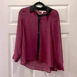 LC Lauren Conrad Button Down Blouse